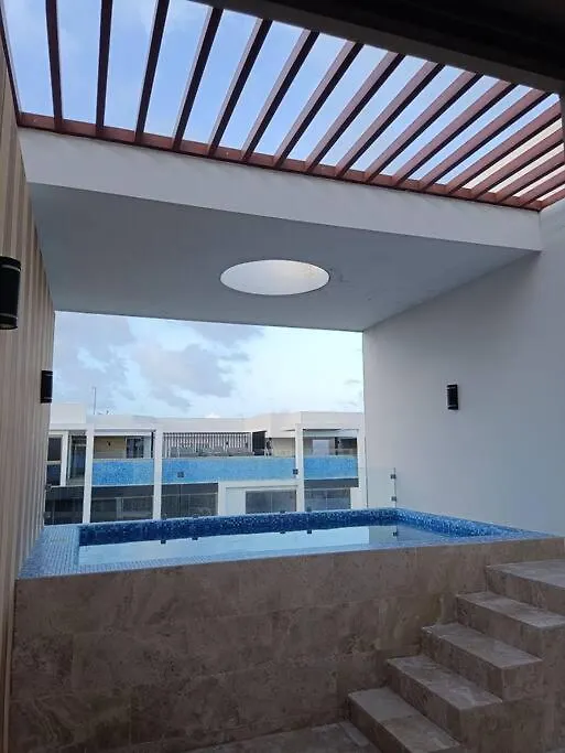 Pent H Sin Cocina Con Piscina Gaia Residence Tulum Apartment