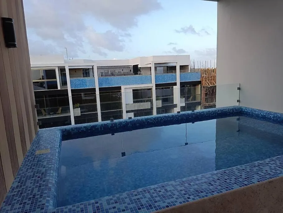 Pent H Sin Cocina Con Piscina Gaia Residence Tulum 0*,