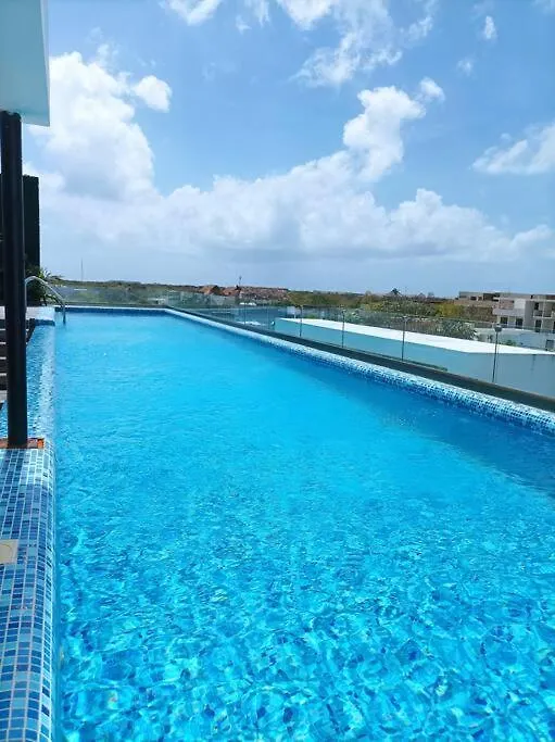 Pent H Sin Cocina Con Piscina Gaia Residence Tulum Apartment